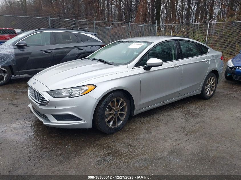 2017 FORD FUSION SE - 3FA6P0H77HR338486