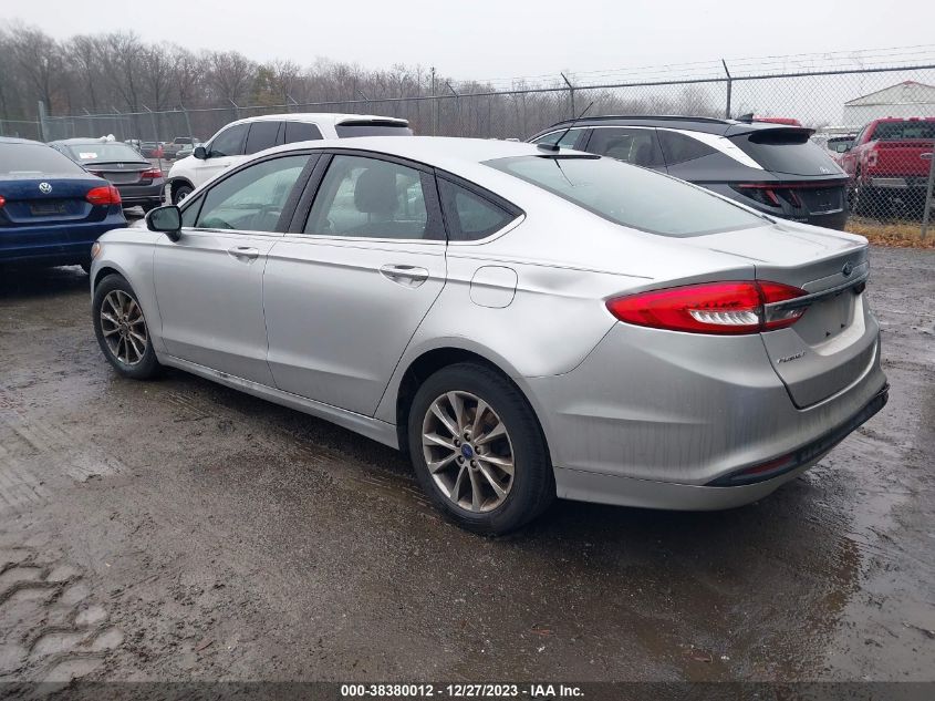 2017 FORD FUSION SE - 3FA6P0H77HR338486