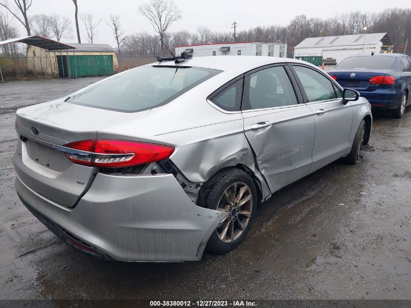 2017 FORD FUSION SE - 3FA6P0H77HR338486