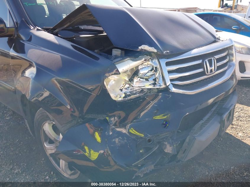 2014 HONDA PILOT EXL - 5FNYF3H5XEB007386