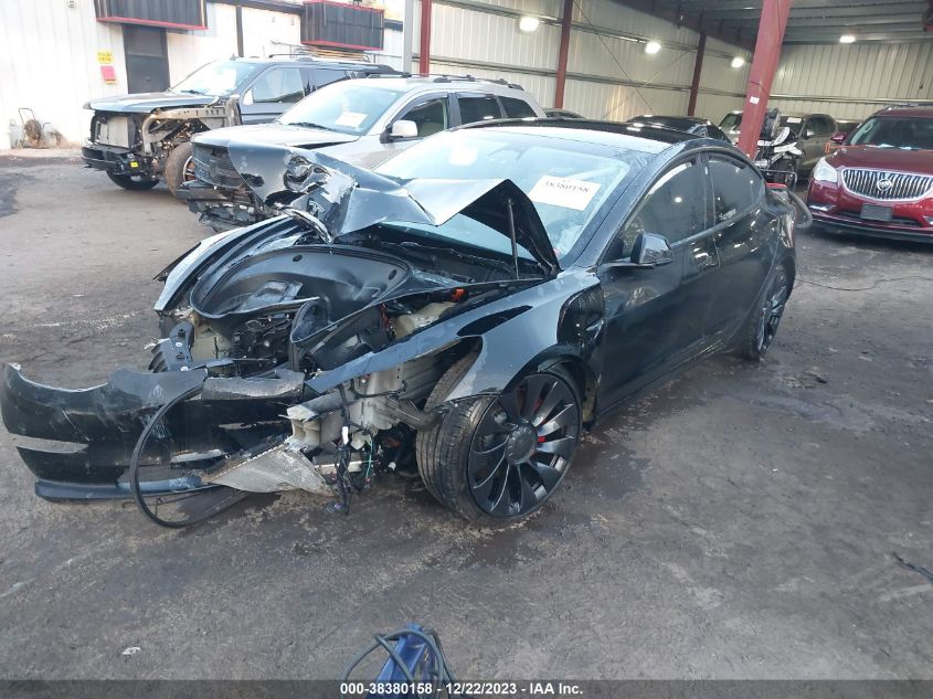 2023 TESLA MODEL 3 PERFORMANCE DUAL MOTOR ALL-WHEEL DRIVE - 5YJ3E1EC9PF561476