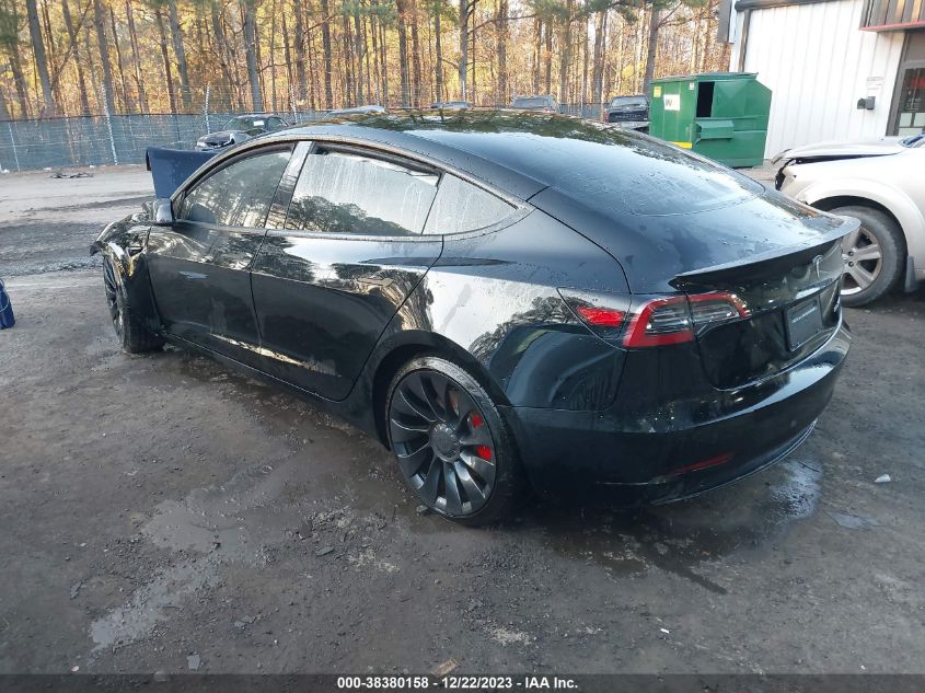 2023 TESLA MODEL 3 PERFORMANCE DUAL MOTOR ALL-WHEEL DRIVE - 5YJ3E1EC9PF561476