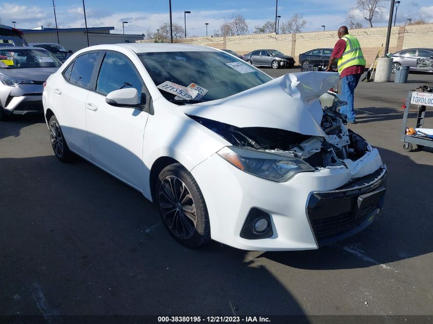 2016 TOYOTA COROLLA S PLUS - 2T1BURHE3GC701147