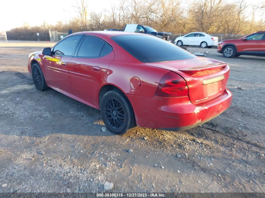 2G2WP552X81162400 | 2008 PONTIAC GRAND PRIX