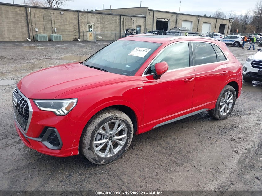 VIN WA1DECF3XP1144384 2023 AUDI Q3 PREMIUM 45 TFSI S LINE QUATTRO TIPTRONIC