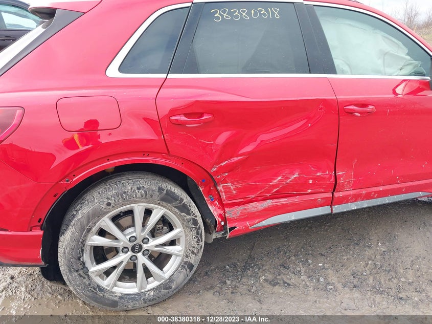VIN WA1DECF3XP1144384 2023 AUDI Q3 PREMIUM 45 TFSI S LINE QUATTRO TIPTRONIC