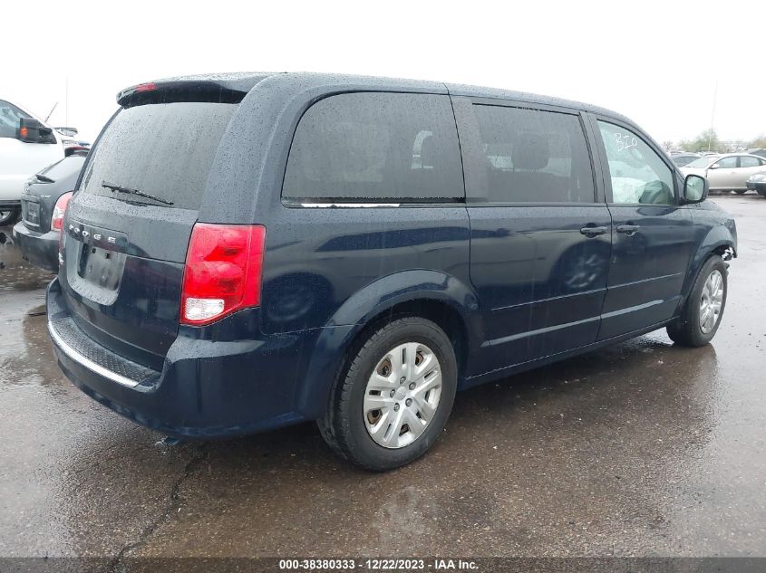 2014 DODGE GRAND CARAVAN SE - 2C4RDGBGXER353762