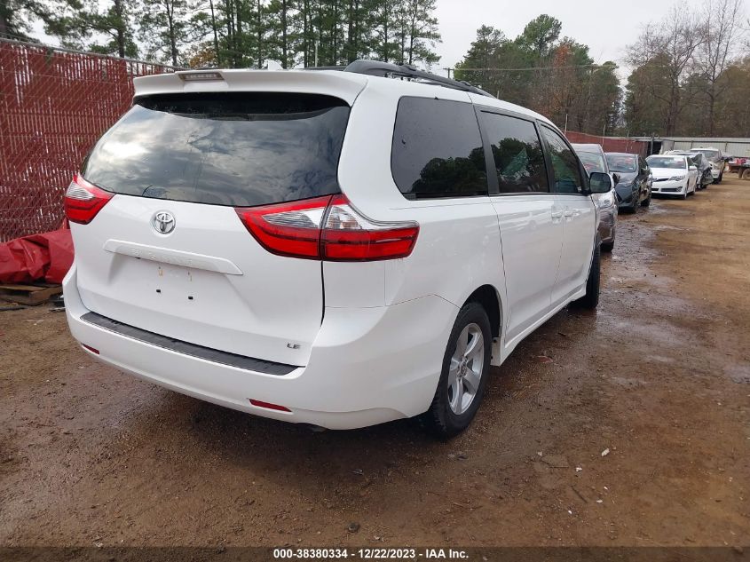 5TDKZ3DC6LS076487 2020 TOYOTA SIENNA, photo no. 4