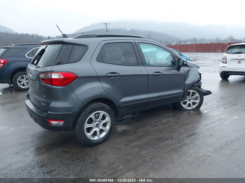 VIN MAJ6S3GL6NC457543 2022 FORD ECOSPORT SE
