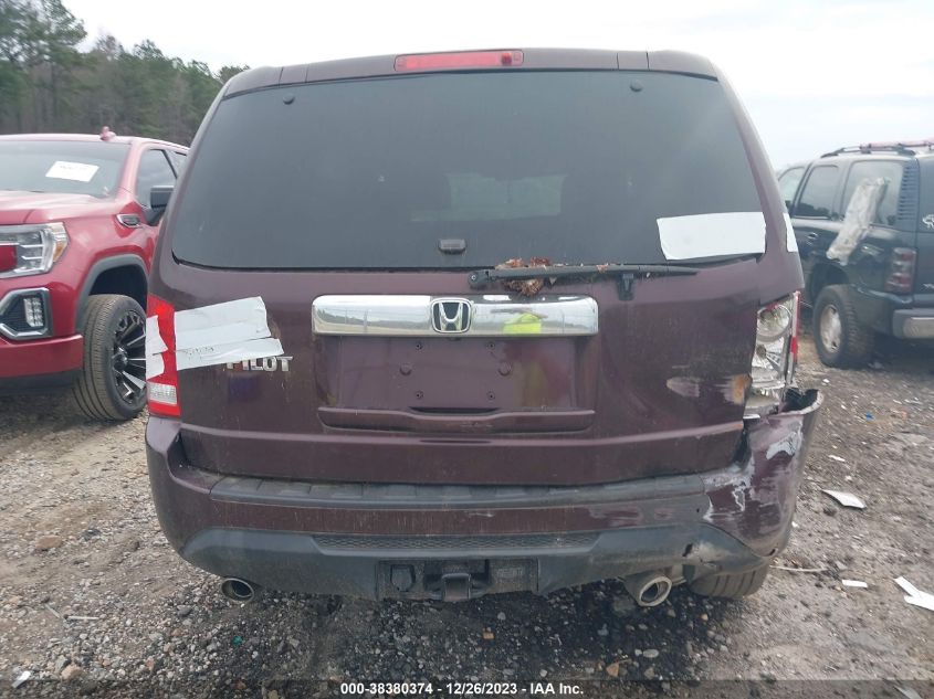 2015 HONDA PILOT EX-L - 5FNYF3H78FB025646