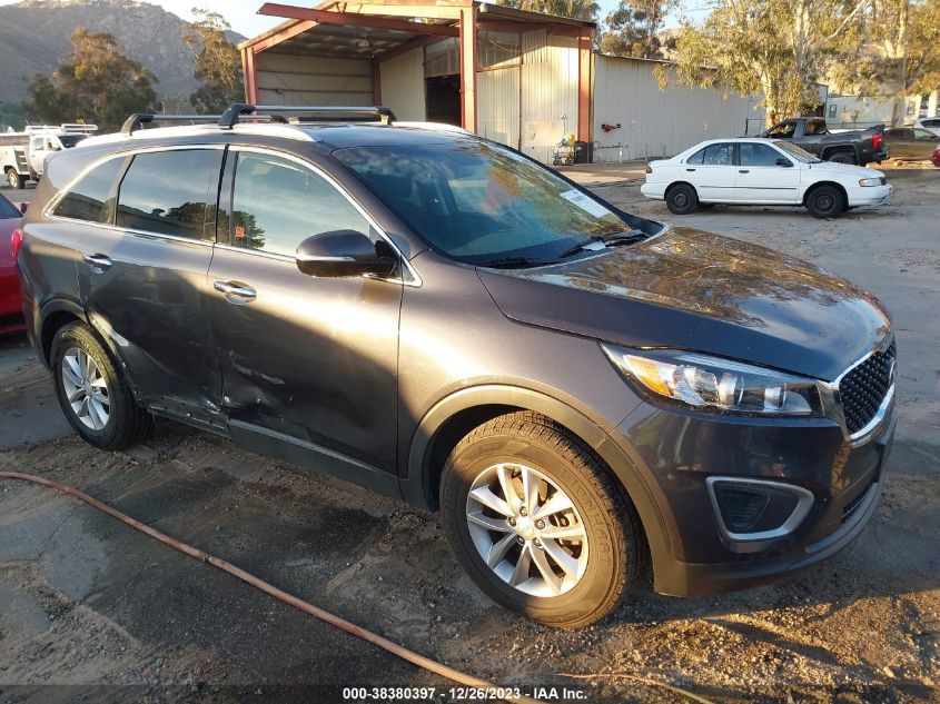 2016 KIA SORENTO 2.4L LX - 5XYPG4A32GG138718