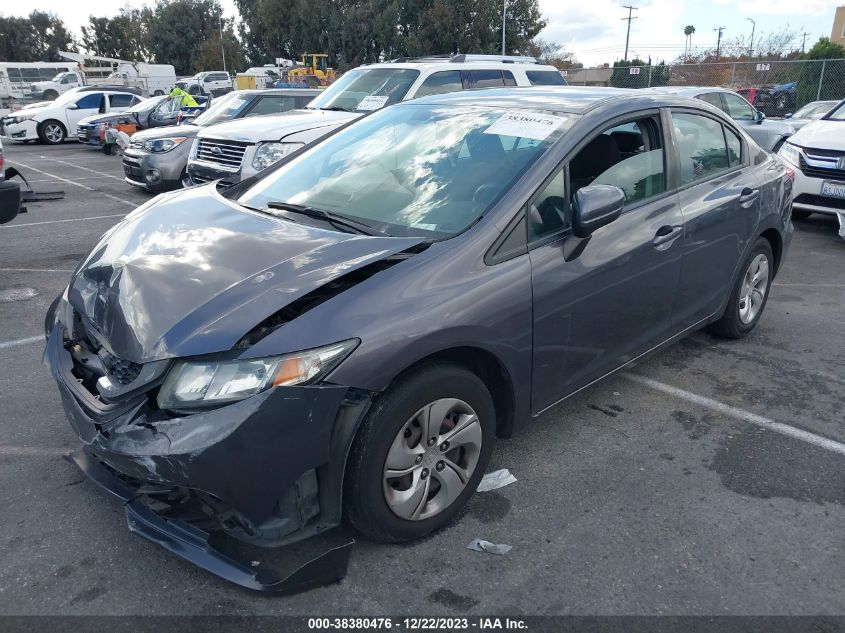 2015 HONDA CIVIC LX - 19XFB2F52FE298912