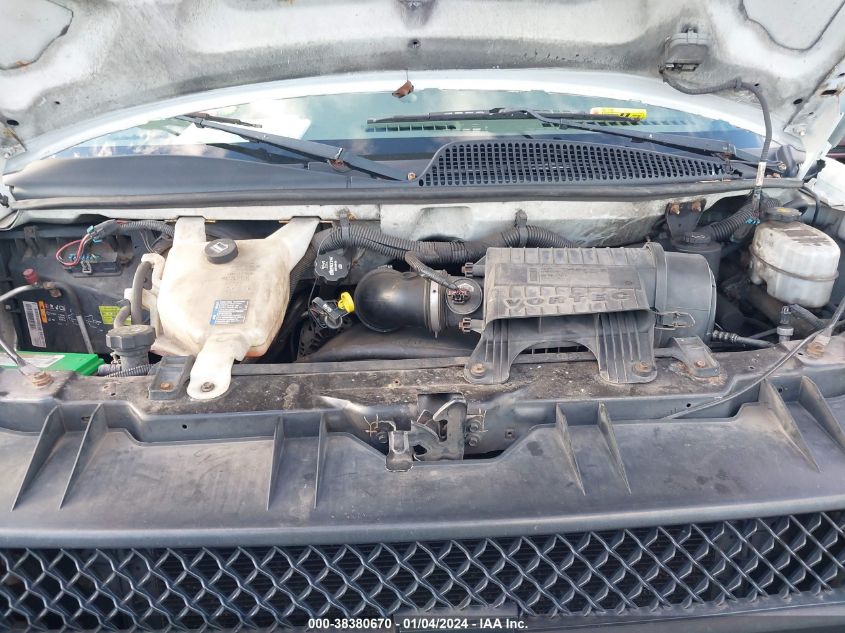 2013 CHEVROLET EXPRESS 1500 WORK VAN - 1GCSGAFX6D1164156