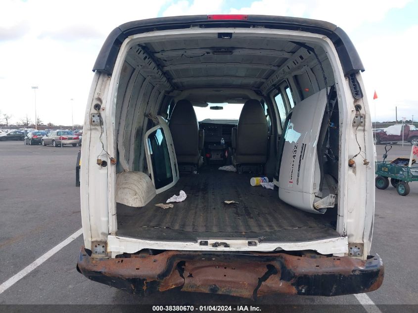 2013 CHEVROLET EXPRESS 1500 WORK VAN - 1GCSGAFX6D1164156
