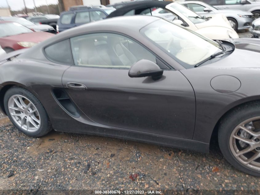 2015 PORSCHE CAYMAN WP0AA2A81FK161665