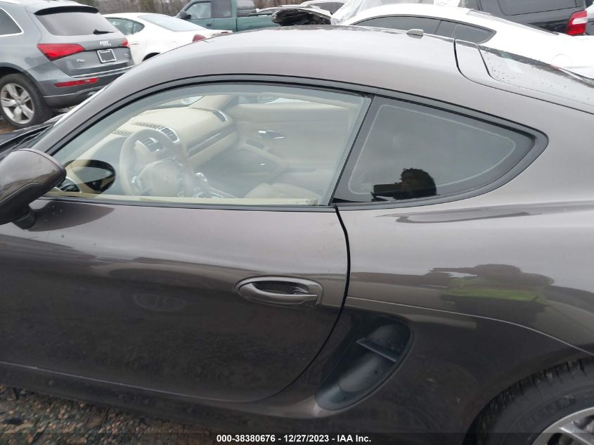 2015 PORSCHE CAYMAN WP0AA2A81FK161665