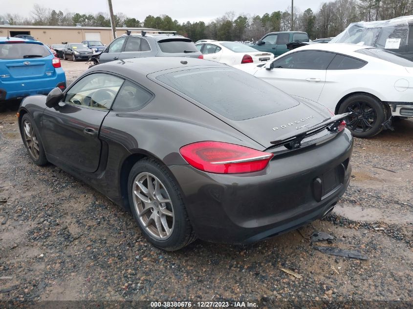 2015 PORSCHE CAYMAN WP0AA2A81FK161665