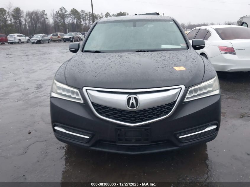 2014 ACURA MDX - 5FRYD3H2XEB006703