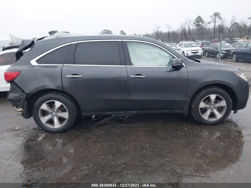 2014 ACURA MDX - 5FRYD3H2XEB006703