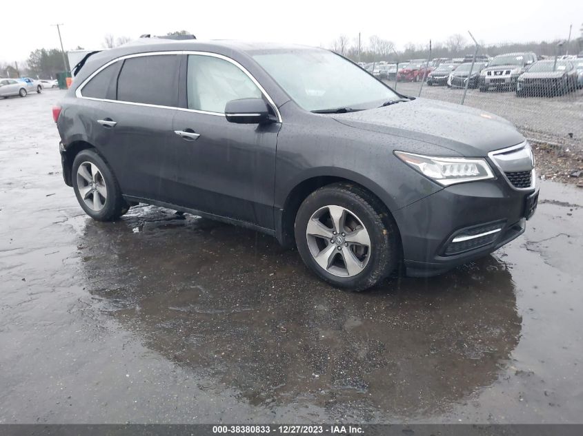 2014 ACURA MDX - 5FRYD3H2XEB006703