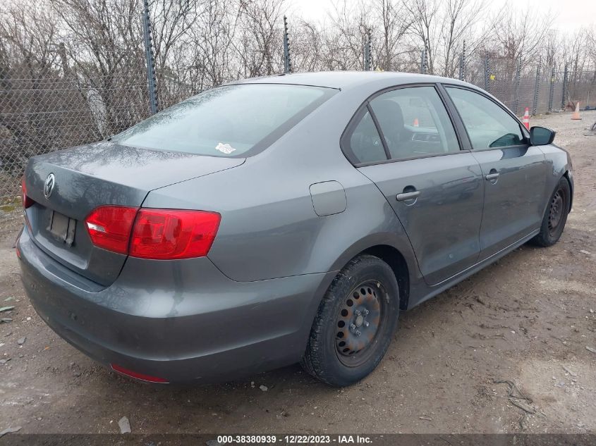 2013 VOLKSWAGEN JETTA 2.0L S - 3VW2K7AJ3DM210093