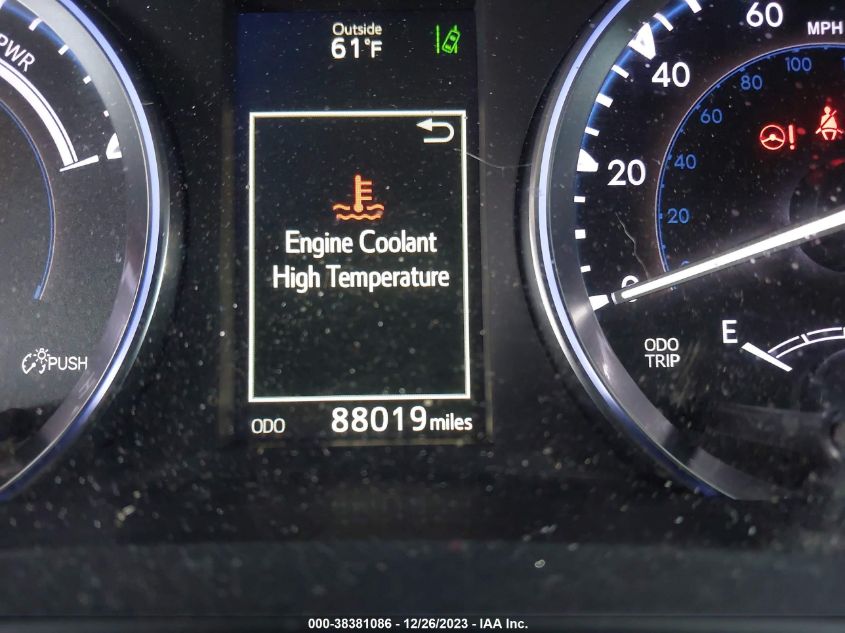 2016 TOYOTA HIGHLANDER HYBRID LIMITED PLATINUM V6 5TDDCRFH6GS016995