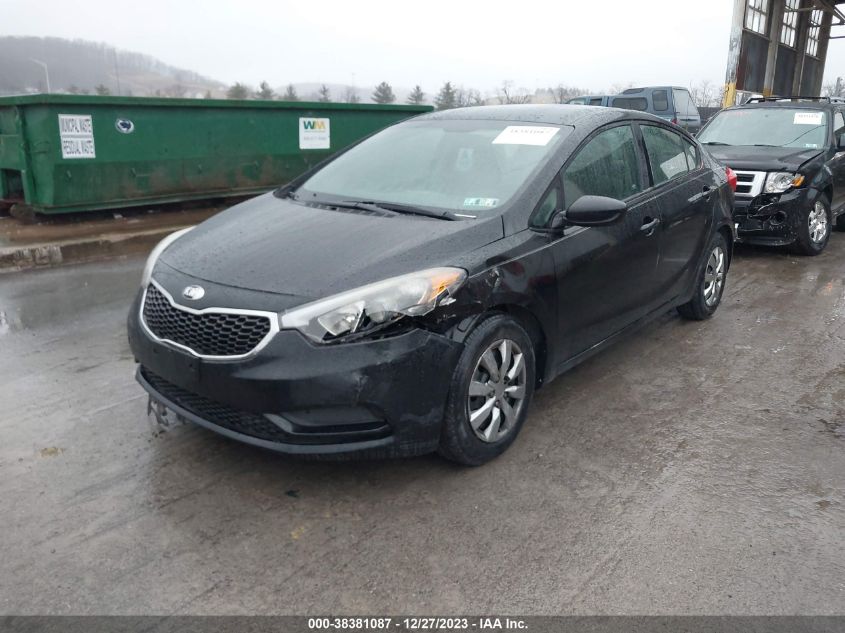 2014 KIA FORTE LX - KNAFK4A66E5105289