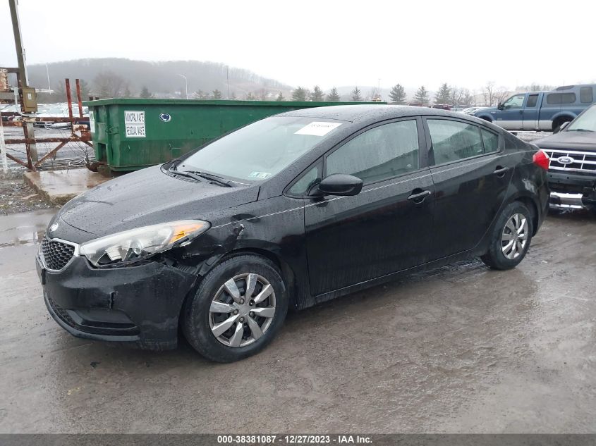 2014 KIA FORTE LX - KNAFK4A66E5105289