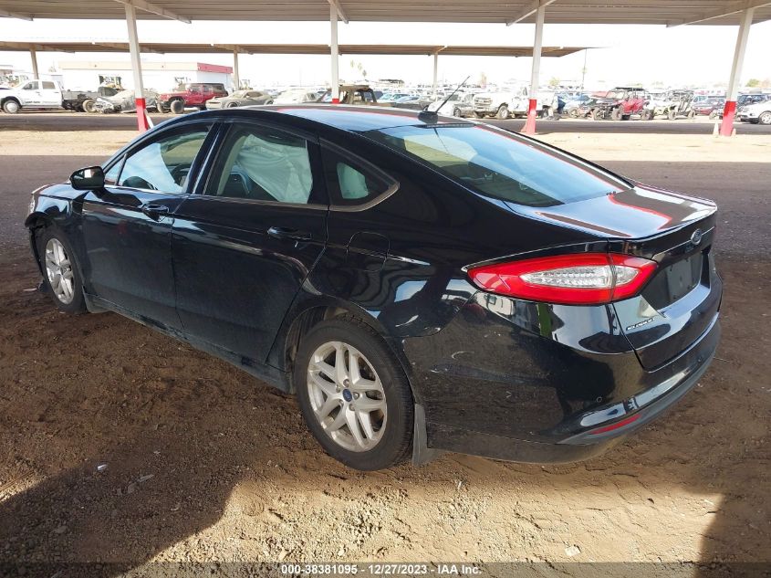 2016 FORD FUSION SE - 3FA6P0H76GR107027