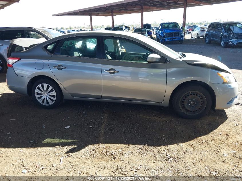 2013 NISSAN SENTRA S/SV/SR/SL - 3N1AB7AP0DL652793