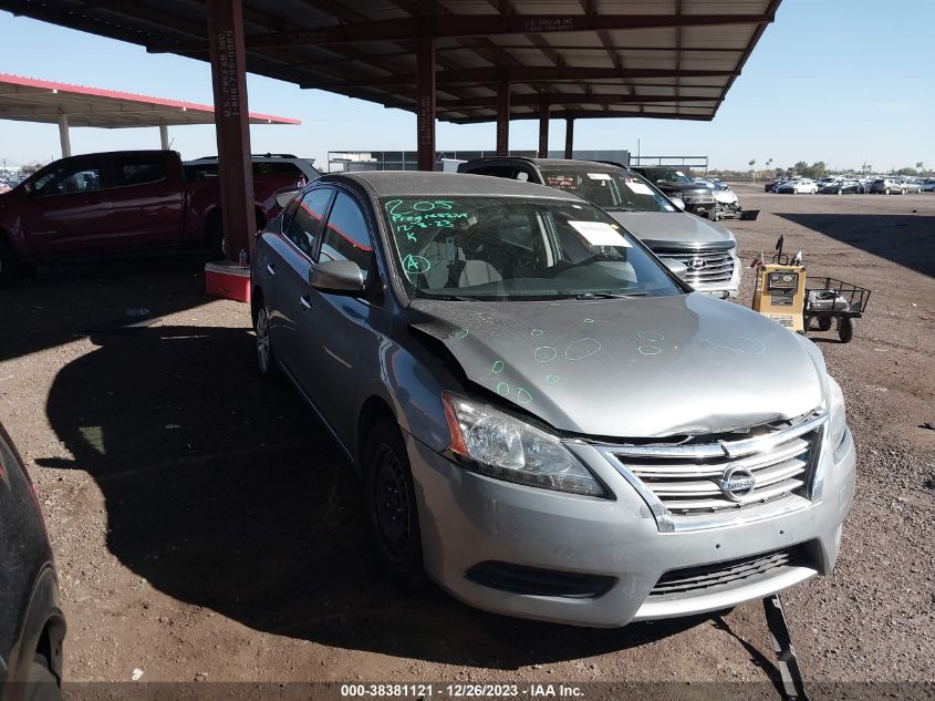 2013 NISSAN SENTRA S/SV/SR/SL - 3N1AB7AP0DL652793