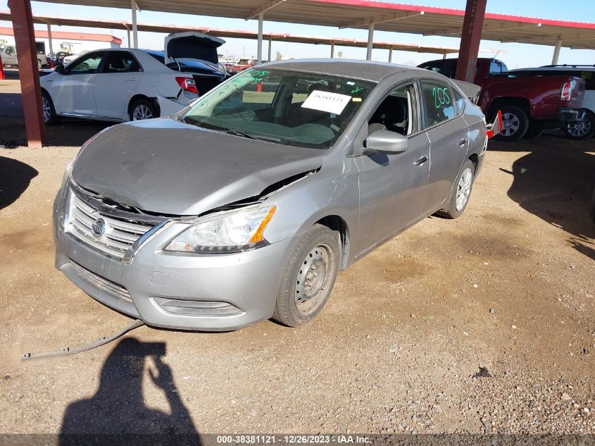 2013 NISSAN SENTRA S/SV/SR/SL - 3N1AB7AP0DL652793