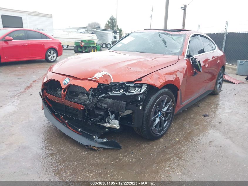 2023 BMW I4 EDRIVE35 WBY43AW0XPFP81816