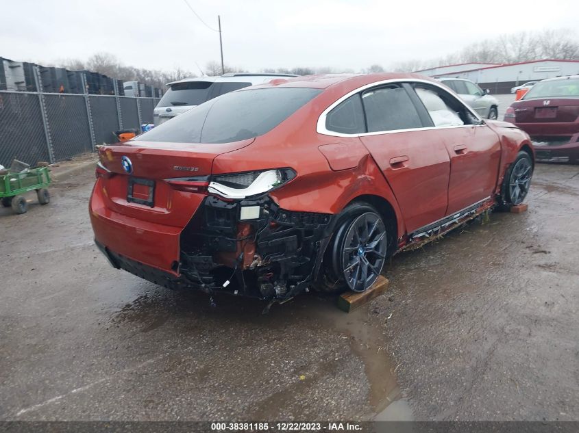 2023 BMW I4 EDRIVE35 WBY43AW0XPFP81816