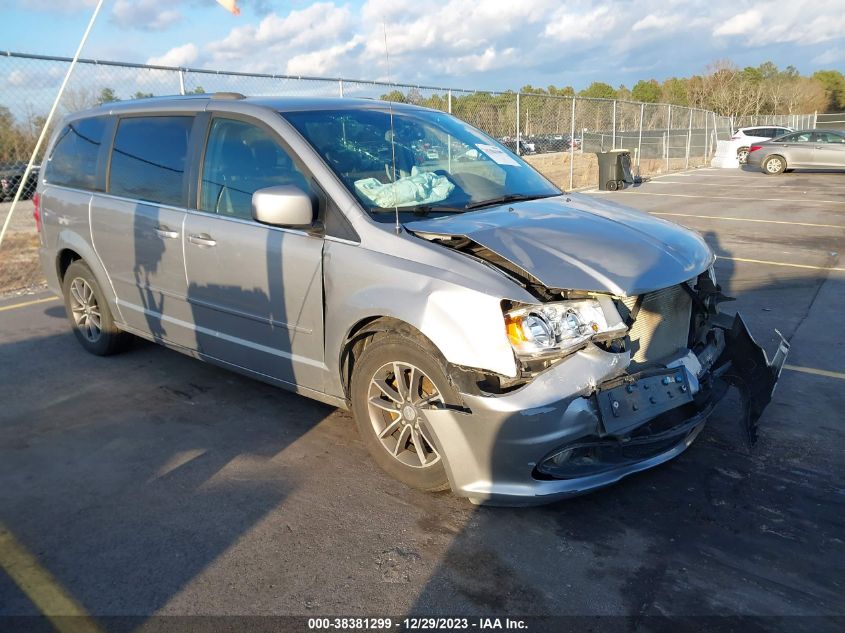 2016 DODGE GRAND CARAVAN SXT - 2C4RDGCG4GR350969