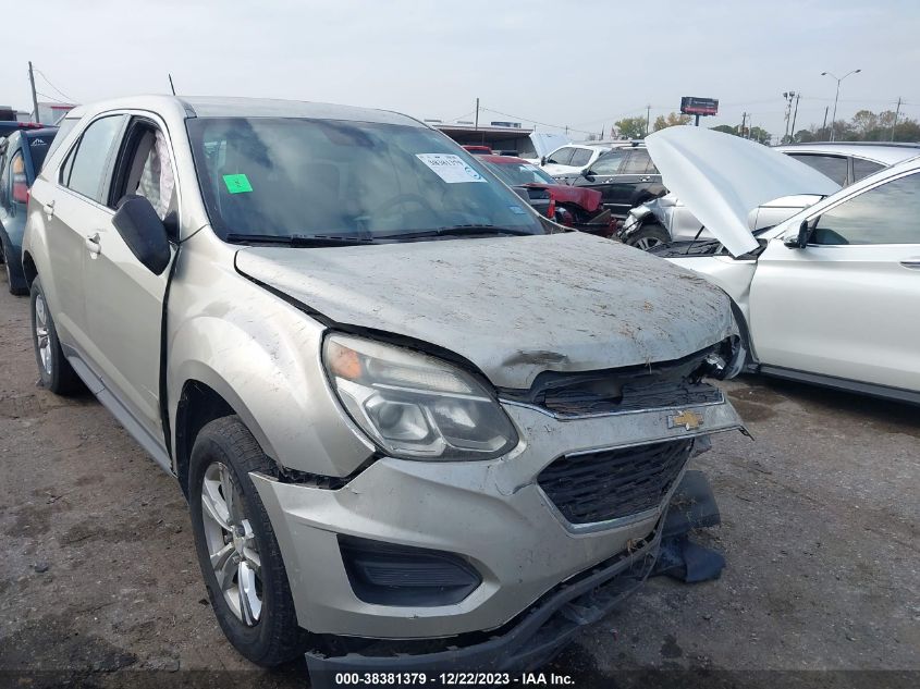 2016 CHEVROLET EQUINOX LS - 2GNALBEK2G1121782