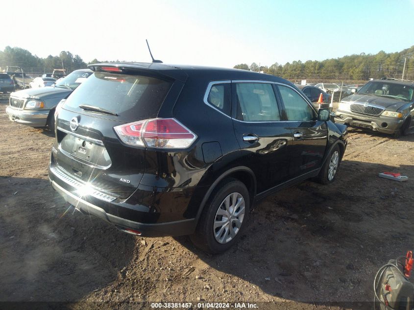 2015 NISSAN ROGUE S/SL/SV - KNMAT2MV7FP537977