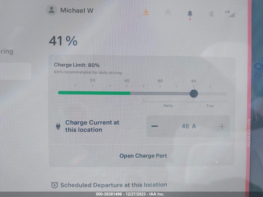 VIN 7SAYGAEE4PF871233 2023 TESLA MODEL Y