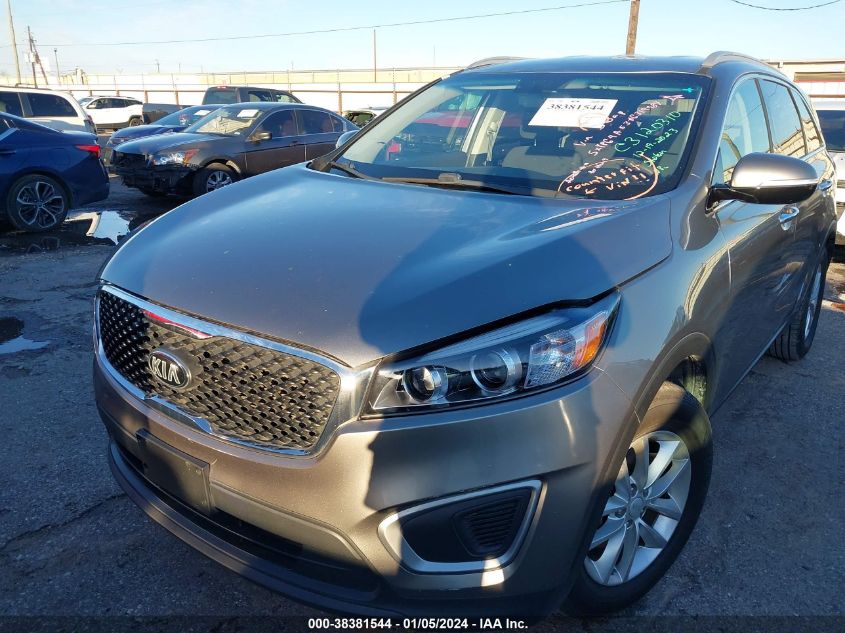 2017 KIA SORENTO LX/L - 5XYPG4A53HG319989