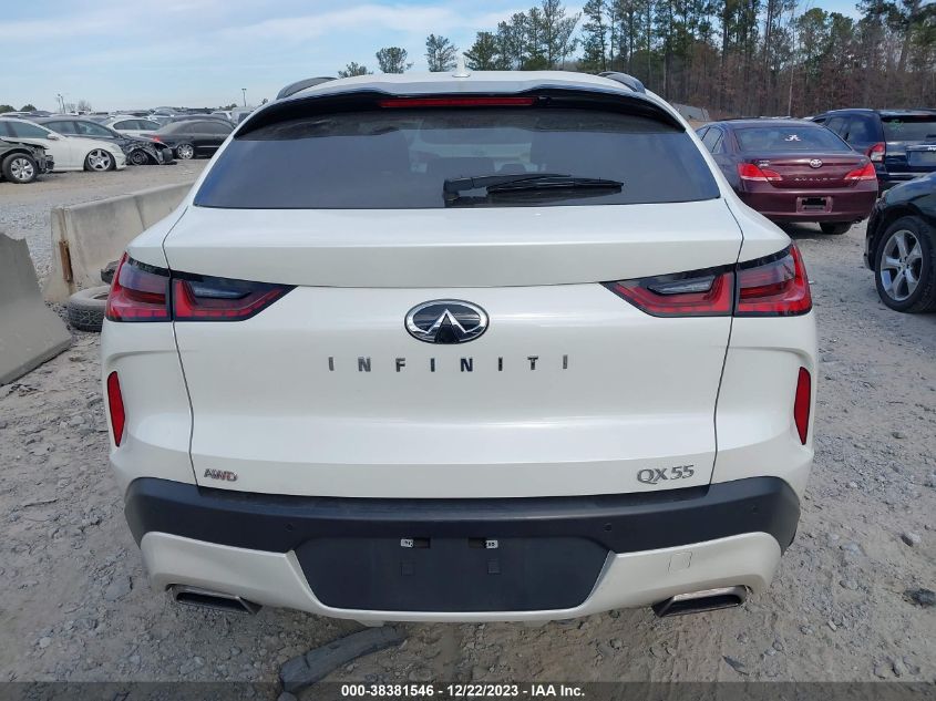 2022 INFINITI QX55 LUXE AWD - 3PCAJ5J33NF101596