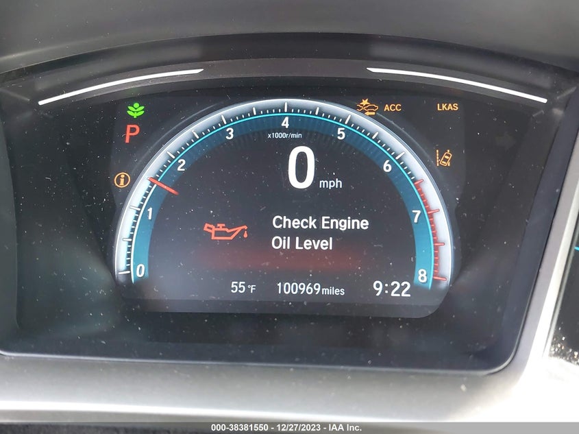 VIN 19XFC1F32LE215870 2020 HONDA CIVIC EX