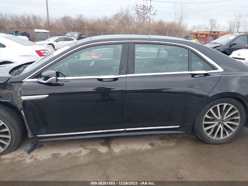 2019 LINCOLN CONTINENTAL SELECT 1LN6L9SK1K5604534