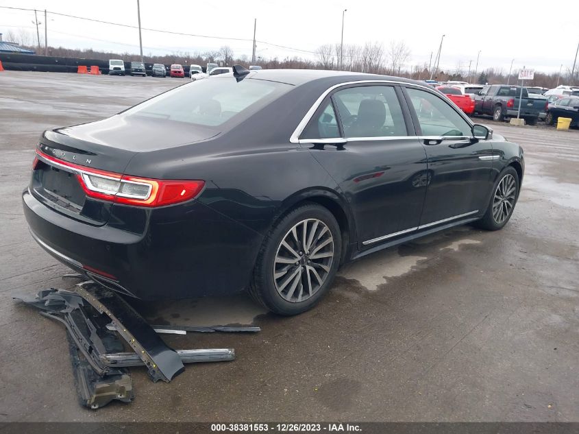 2019 LINCOLN CONTINENTAL SELECT 1LN6L9SK1K5604534