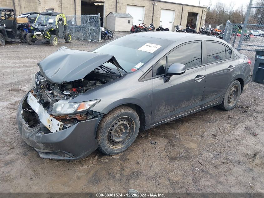 2013 HONDA CIVIC LX 2HGFB2F58DH553243