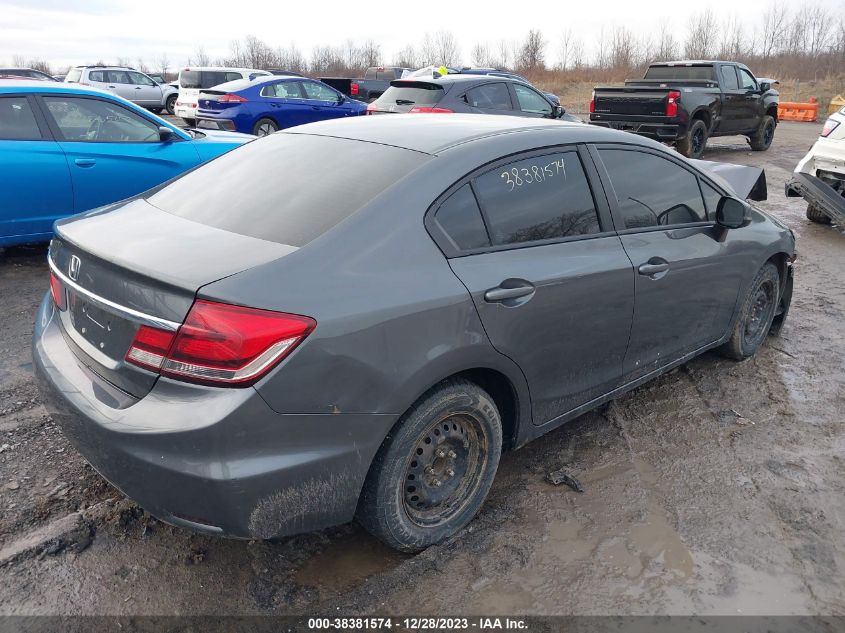 2013 HONDA CIVIC LX 2HGFB2F58DH553243