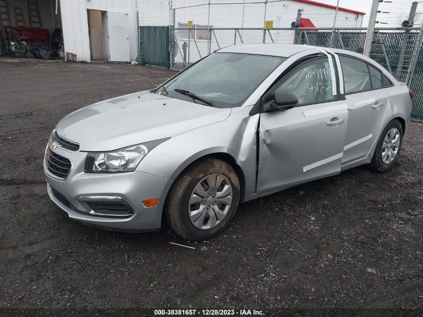 2015 CHEVROLET CRUZE LS - 1G1PA5SH1F7224172