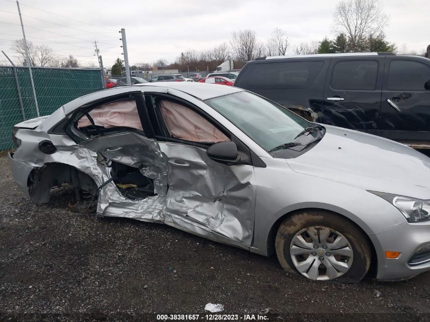 2015 CHEVROLET CRUZE LS - 1G1PA5SH1F7224172