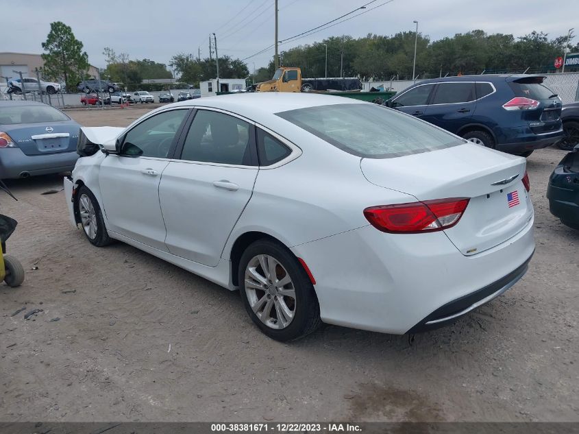2015 CHRYSLER 200 LIMITED - 1C3CCCAB1FN611175