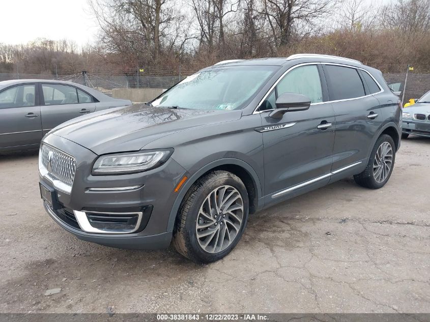 2020 LINCOLN NAUTILUS RESERVE - 2LMPJ8K99LBL15047