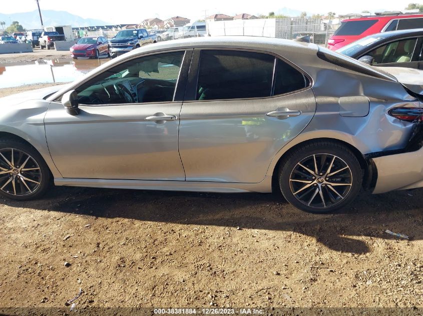 2022 TOYOTA CAMRY SE/SE NIGHT SHADE - 4T1G11AK5NU619710